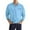Solid, variant on FINALGANG New Polo Shirt For Men Solid Color Long Sleeve Turndown Collar 3 Buttons Down Top Casual Shirts With Pocket Skin Friendly Activewear