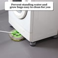 thumbnail image 3 of Washing Machine Foot Pads for Anti Vibration & Anti Walk Washer and Dryer Anti Slip Shock Absorber and Noise Cancelling Washer Machine Support Washer Machine Stand Stabilizer Set of 4(Grey), 3 of 7
