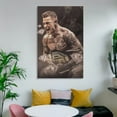 thumbnail image 6 of Dustin Poirier Poster Wall Art Poster Scroll Canvas Painting Picture Living Room Decor Home 24x36inch(60x90cm), 6 of 6