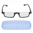 thumbnail image 2 of Reading Glasses, Half Rim Reading Glasses Lightweight Flexible High Definition Spring Hinge Fashionable Rectangular Reading Glasses Unisex For Women Men Elderly, 2 of 8