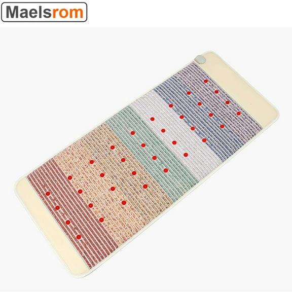 Negative Ion Gemstone Rainbow Heating Stone Mattress Far Infrared Photon Therapy Magnetic Bio Amethyst Heating Mat 80x190CM