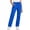 Blue, variant on Cargo Pants Women Elasticated Waist Straight Leg Pants with Pockets Gym Running Yoga Pants Outdoor Hiking Walking Combat Pants Activewear Solid Color Casual Work Joggers Bottoms