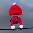 thumbnail image 1 of Ornament with Red Hat and Scarf, 1 of 8