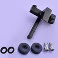 thumbnail image 4 of bathtub faucet Wall Mounted Bathtub Faucet with Shower Black Brass Rotating Shower Faucet Cold and Hot Water Double Hole Bath Tap-A, 4 of 4