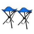 thumbnail image 1 of Portable Folding Camping Stool, Tripod Seat, Folding Camping Chair, 1 of 5