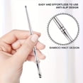 thumbnail image 4 of Stainless steel acupuncture massage pen double-ended reflexology tool manual meridian stick for muscle tension plastic-free material, 4 of 6