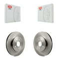 thumbnail image 1 of CMX Front Disc Brake Rotors Pair for Car Lexus RX350 RX330 Toyota Highlander RX400h K8-100396, 1 of 8
