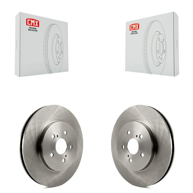 CMX Front Disc Brake Rotors Pair for Car Lexus RX350 RX330 Toyota Highlander RX400h K8-100396