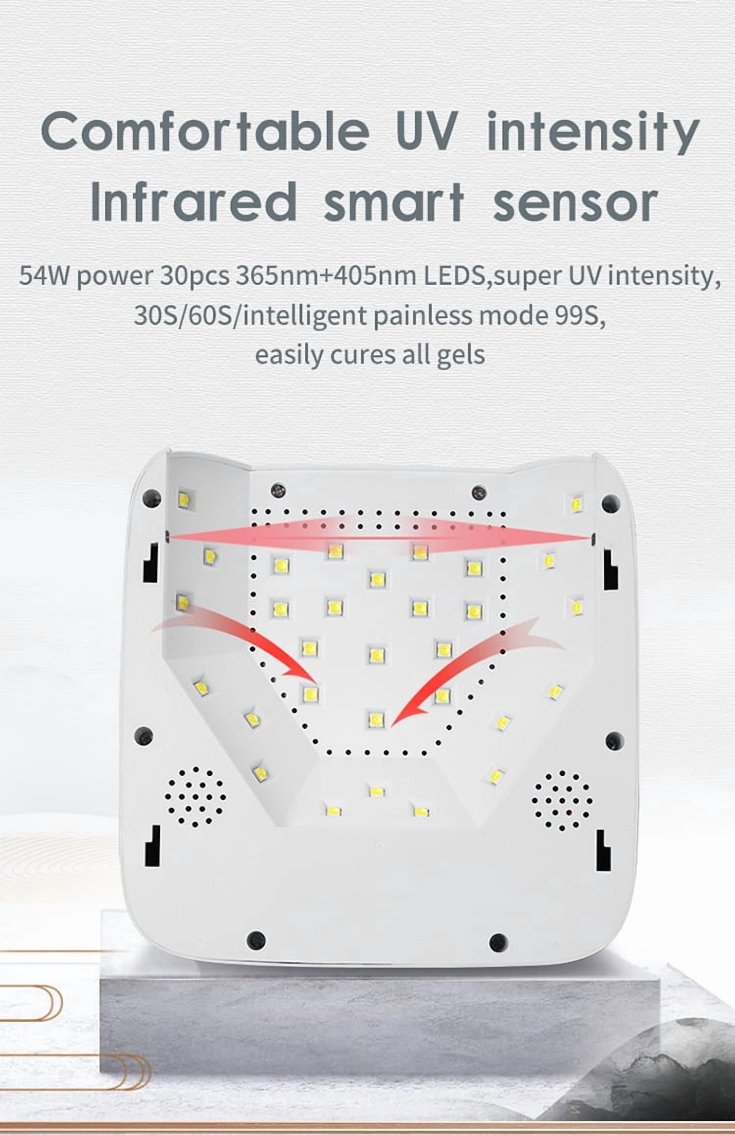 Street Vendor Essential S50 Nail Lamp Rechargeable Wireless Lithium Battery UV Lamp Nail Polish Gel UV Night Market Curing Lamp