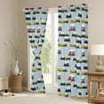 thumbnail image 3 of Castle Fairy Cartoon Train Black Out Curtains,Transportation Theme Curtains Pack of 2 (42x63 Each),Railway Railroad Bedroom Curtains,Lightweight Cute Room Decor, 3 of 6