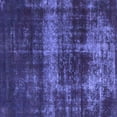 thumbnail image 1 of Ahgly Company Machine Washable Indoor Square Abstract Blue Modern Area Rugs, 7' Square, 1 of 4