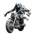 thumbnail image 1 of Cool Skeleton Figurines, Halloween Skeleton Doll Resin Crafts Ornament1, 1 of 5