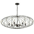 thumbnail image 4 of 6 Light Chandelier     -Traditional Installation Crystorama Lighting Zuc-A9036-Eb-Ga, 4 of 5