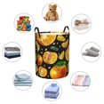thumbnail image 4 of Fotbe Tangerine Cesto de Ropa con Asas, Cesto Impermeable de Gran Capacidad, Bolsa de Lavado para Dormitorio, Cesto de Ropa con Ruedas y Asas-Medium, 4 of 6