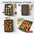 thumbnail image 3 of GoodCook 15” x 10.5” Nonstick Carbon Steel Baking Pan & Raised Wire Rack, 3 of 8