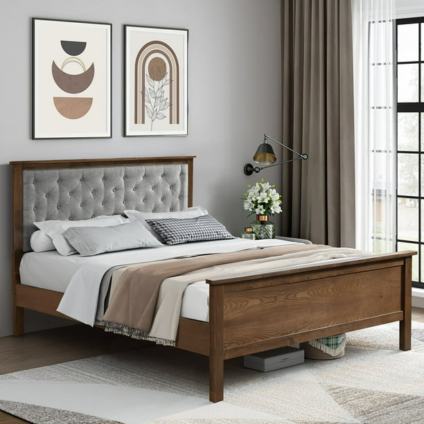Upholstered headboard and footboard set discount