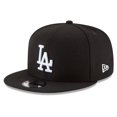 thumbnail image 1 of New Era 950 Los Angeles Dodgers Basic Snapback Hat (Black/White) Men's Cap, 1 of 5