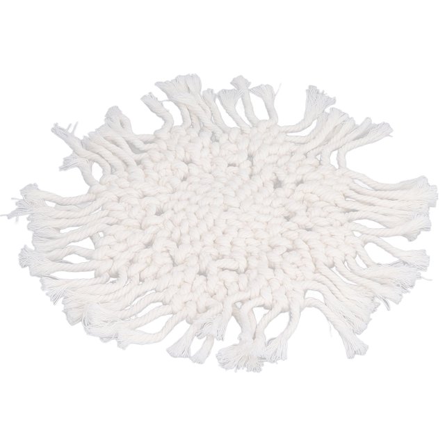 Manteles individuales redondos con aislamiento térmico, antideslizantes, resistentes al desgaste, Material Natural, antiestáticos, inodoros, hechos a mano