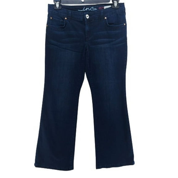 allbrand365 designer INC International Concepts Womens Flared Jeans,Blue,4