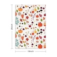 thumbnail image 3 of Maple Leaf Autumn Kitchen Towels 4-Pack, Pumpkin Print, Absorbent Soft Tea Bar Towels, Decorative Farmhouse, 3 of 3