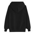 thumbnail image 5 of FamilyThread Womens Pullover Hoodie Fashion Long Sleeve Sweatshirts Hallow Heart Graphic Casual Loose Tops Kangaroo Pocket Shirts, 5 of 5