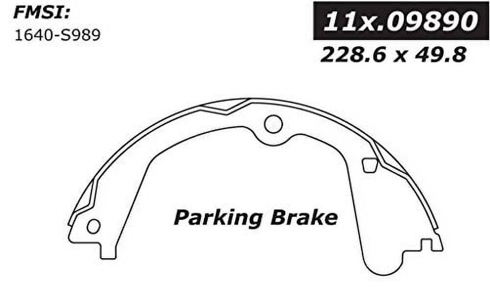 Centric 111.09890 Centric Brake Shoes