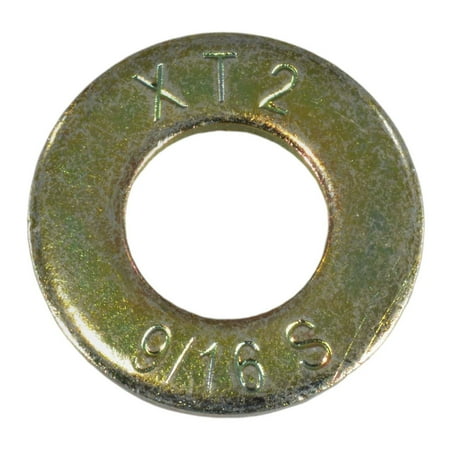 

9/16 x 19/32 x 1-3/16 Zinc Plated Steel SAE Thick Washers (10 pcs.)
