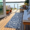 thumbnail image 6 of Addison Rugs Chantille Indoor/Outdoor Transitional Southwest Navy Washable Runner Rug, 2'3" x 7'6", 6 of 6