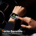 thumbnail image 4 of Yanonmyfd 2 Unidades Funda para Apple Apple Watch Series 9 (2023) Series 8/7 41mm con Protector de Pantalla, Completa Vidrio Templado Protectora, [Resistente a Rasguños] iWatch Cover - Transparente, 4 of 23