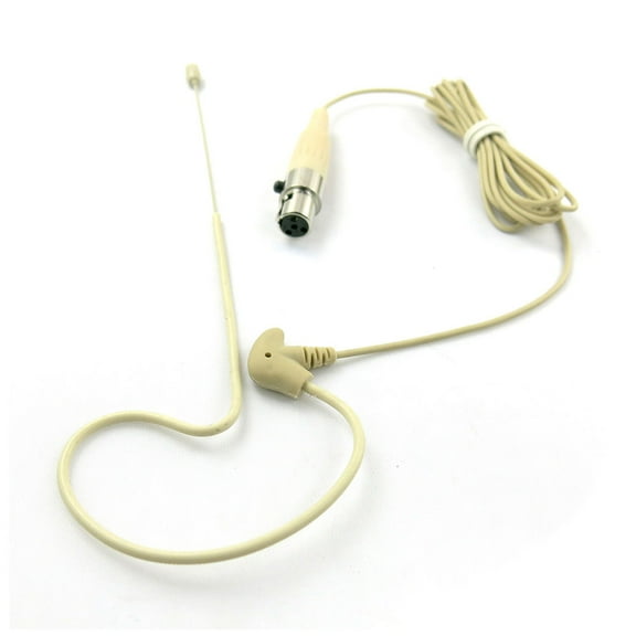 PYLE PMEMS13 - 4-Pin XLR Ear-Hanging Omni-Directional Microphone, Omni-Directional (for Shure Systems)