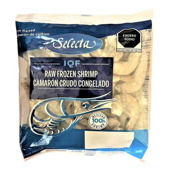Camarón chico Selecta sin cabeza embolsado  500 g