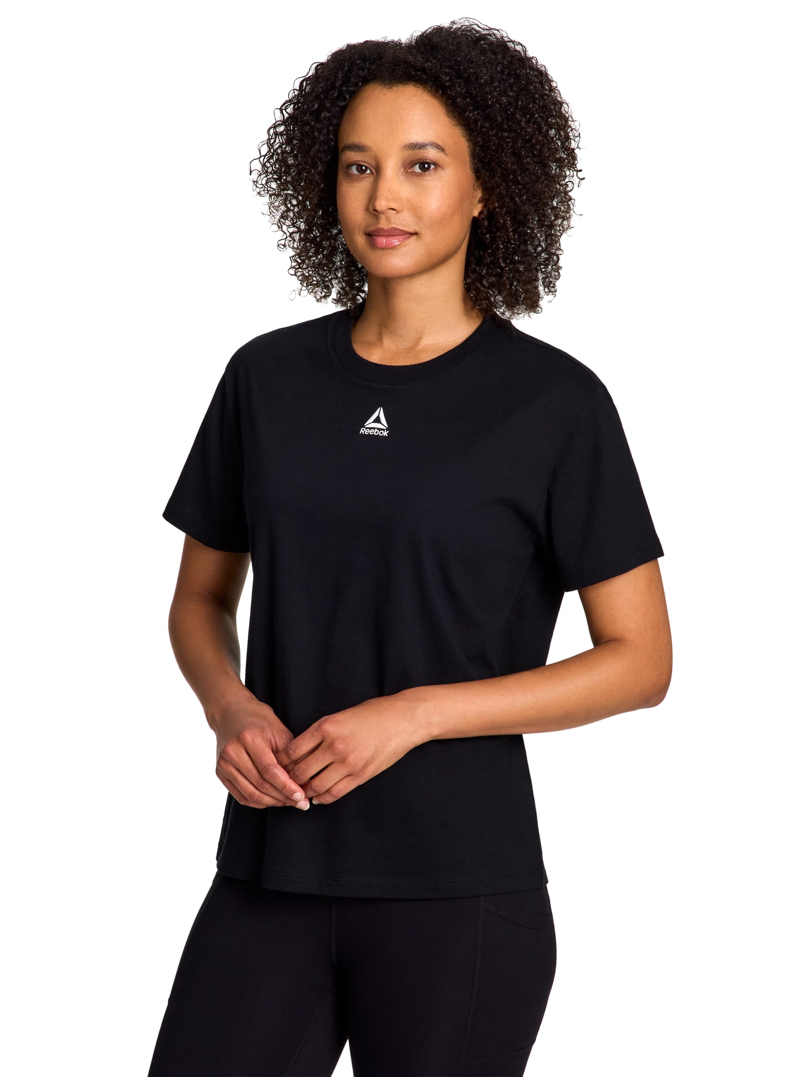 Reebok Women's Embroidered Essence Short Sleeve Tee, Sizes XS - XXXL