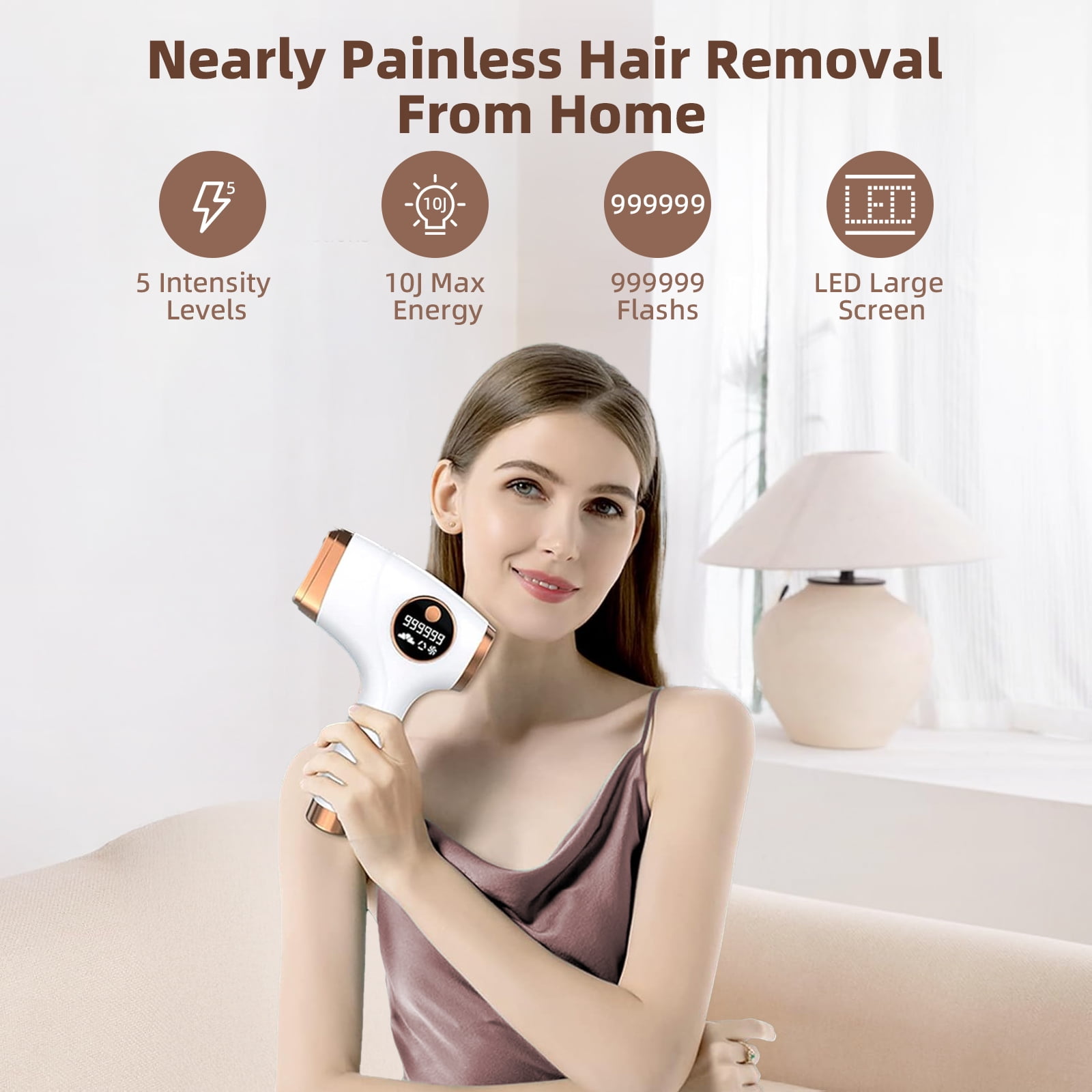 Laser Hair Removal for Women & Men, Kailwokk 999,999 Flashes