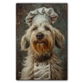 thumbnail image 3 of Pyrenean Shepherd Dog Chef Poster, Pyrenean Shepherd Dog Cooking Food Canvas Print for Restaurant Kitchen Decor, Kitchen Animal Picture Wall Decor, 3 of 6