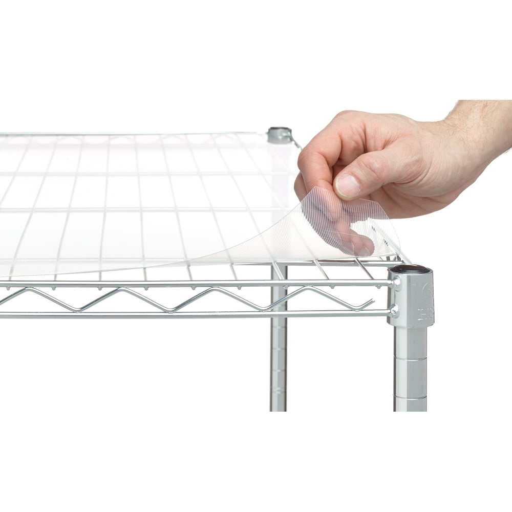 HSS Shelf Liners For 18" X 48" shelf, Clear Plastic, 6PACK Walmart