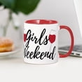 thumbnail image 3 of CafePress - Girls Weekend - 11 oz Ceramic Mug - Novelty Coffee Tea Cup, 3 of 4