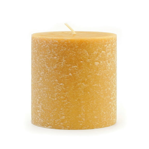 ROOT Candles Unscented Timberline™ Pillar Candle, 3 x 3, Butterscotch, 1 Ea.