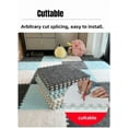 thumbnail image 6 of 10PCS Fluffy Plush Interlocking Foam Mat Tiles, 12"x12" Thick Padded Playroom Carpet with Border, Play Mat Floor Tiles Thick Padded Squares Foam Tiles for Decor, 6 of 8