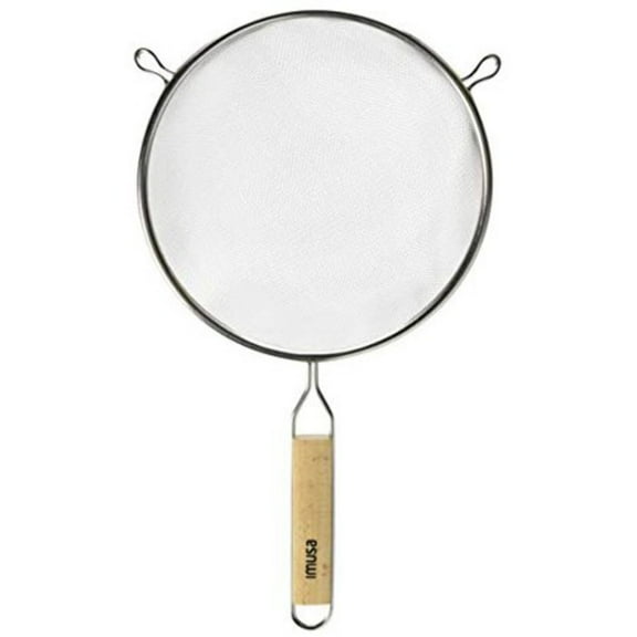 Imusa USA 110727 8 in. Stainless Steel Strainer