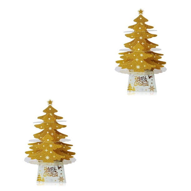 Árbol de Navidad Inteprter decoración artificial iluminación funciona con pilas