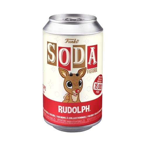 Funko Soda: Rudolph El reno de nariz roja Figura de 4.25" en lata Funko Funko