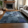 thumbnail image 6 of Addison Rugs Mayfield Washable Transitional Organic Blue Rectangle Rug, 10' x 14', 6 of 6