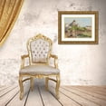 thumbnail image 3 of Harper, Ethan 32x25 Gold Ornate Wood Framed with Double Matting Museum Art Print Titled - European River Bank I, 3 of 4