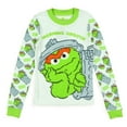 thumbnail image 4 of Sesame Street Oscar the Grouch Toddler Boys' Morning Grouch Tight Fit Pajama Set, 4 of 6