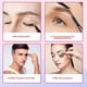 thumbnail image 4 of Tijeras curvas de acero inoxidable para eliminar pelos encarnados para hombres y mujeres, juego de 5 pinzas de precisión para cejas con estuche de cuero, 4 of 4