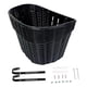 thumbnail image 4 of Cesta para bicicleta, portaequipajes para bicicleta, cesta delantera para bicicleta, cesta de almacenamiento para exteriores negro, 4 of 9