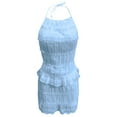 thumbnail image 5 of SHIXIAOO Ensemble Jupe pour Femmes Robe Décontractée Sans Manches avec Mini Jupe Tenue pour Usage Quotidien et Loisirs Ensemble Polyvalent 2 Pcs Shorts de Bain Grande Taille Jupe de Costume d'Affaires pour Femmes Filles Longues, 5 of 5