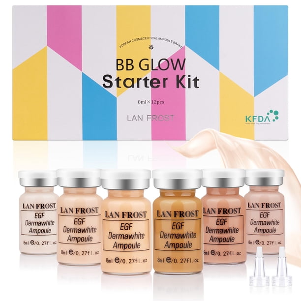 Kit de inicio BB Glow Serum TRESSON de ácido hialurónico, 6 frascos