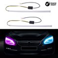 thumbnail image 2 of tiras de luz diurna 30/45/60cm ultradelgadas de doble Color LED para coche DRL, 2 of 4