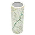 thumbnail image 3 of Red Lantern 24" Abstract Green & Gold Umbrella Stand, 3 of 7